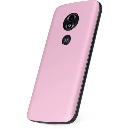 Pink and White Checkerboard Moto E5 Play Skin