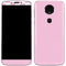 Pink and White Checkerboard Moto E5 Plus Skin