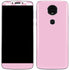 Pink and White Checkerboard Moto E5 Plus Skin