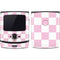 Pink and White Checkerboard Motorola RAZR Skin
