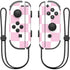 Pink and White Checkerboard Nintendo Joy-Con (L/R) Controller Skin