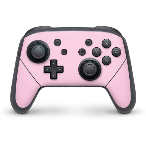 Pink and White Checkerboard Nintendo Switch Pro Controller Skin