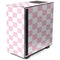 Pink and White Checkerboard NZXT H510 Compact ATX Mid-Tower Case Skin