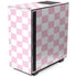 Pink and White Checkerboard NZXT H510 Compact ATX Mid-Tower Case Skin