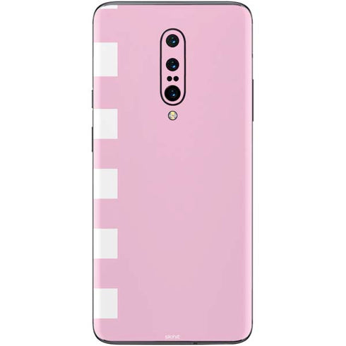 Pink and White Checkerboard OnePlus 7 Pro Skin