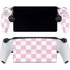 Pink and White Checkerboard PlayStation Portal Remote Player Skin