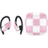 Pink and White Checkerboard PowerBeats Pro Skin