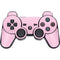 Pink and White Checkerboard PS3 Dual Shock wireless controller Skin