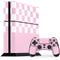Pink and White Checkerboard PS4 Console and Controller Bundle Skin