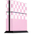 Pink and White Checkerboard PS4 Console Skin