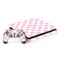 Pink and White Checkerboard PS4 Slim Bundle Skin