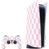 Pink and White Checkerboard PS5 Bundle Skin