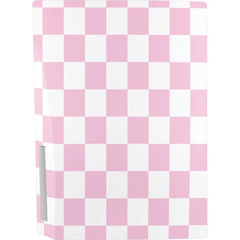 Pink and White Checkerboard PS5 Bundle Skin