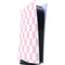 Pink and White Checkerboard PS5 Digital Edition Console Skin