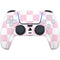 Pink and White Checkerboard PS5 Controller Skin