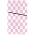 Pink and White Checkerboard PS5 Slim Disk Console Skin