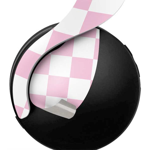 Pink and White Checkerboard PULSE 3D Wireless Headset for PS5 Skin
