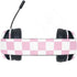 Pink and White Checkerboard Razer Kraken X Skin