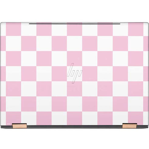 Pink and White Checkerboard HP Spectre Skin
