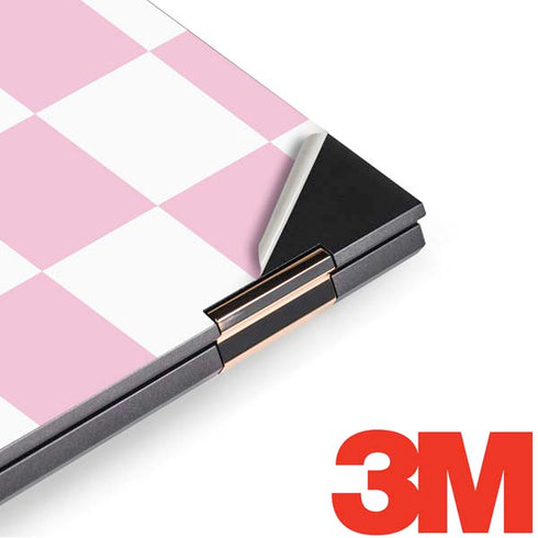 Pink and White Checkerboard HP Spectre Skin