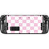Pink and White Checkerboard Steam Deck Handheld Gaming Computer Skin