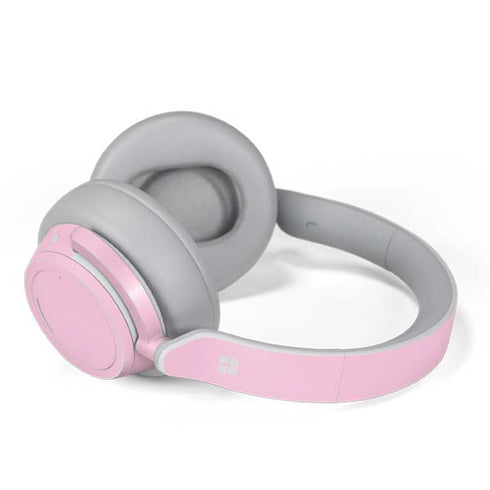 Pink and White Checkerboard Surface Headphones Skin