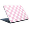 Pink and White Checkerboard Surface Laptop Skin