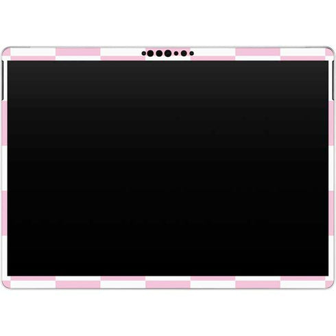 Pink and White Checkerboard Surface Pro 8 Skin