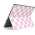 Pink and White Checkerboard Surface Pro 8 Skin