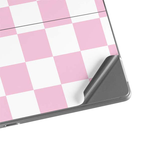 Pink and White Checkerboard Surface Pro 8 Skin