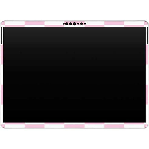 Pink and White Checkerboard Surface Pro 9 Skin