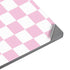Pink and White Checkerboard Universal Laptop 16.6in (13.4 x 9.7in) Skin