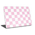 Pink and White Checkerboard Universal Laptop 18in (14.6 x 10.6in) Skin