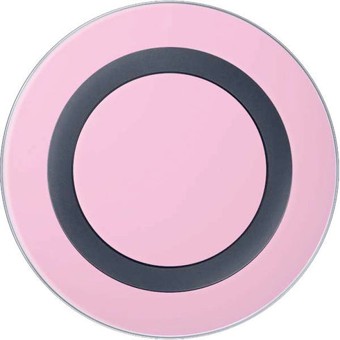 Pink and White Checkerboard Wireless Charger Skin