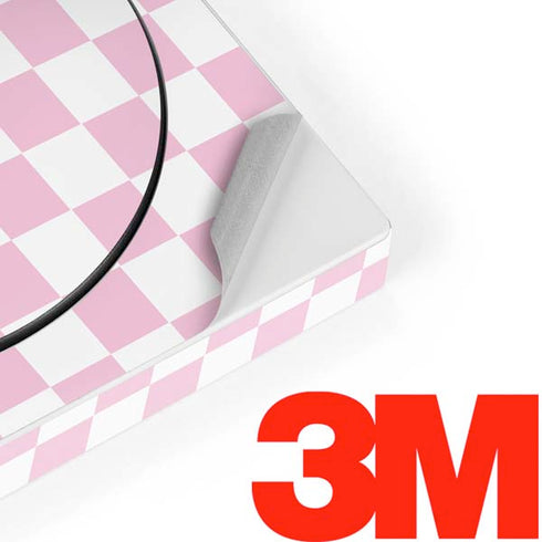 Pink and White Checkerboard Xbox Adaptive Controller Skin