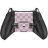 Pink and White Checkerboard Xbox Elite Wireless Controller Series 2 Skin