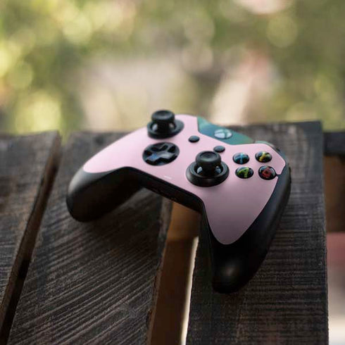Pink and White Checkerboard Xbox One Controller Skin
