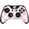 Pink and White Checkerboard Xbox One Controller Skin