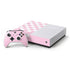 Pink and White Checkerboard Xbox One S All-Digital Edition Bundle Skin