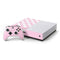 Pink and White Checkerboard Xbox One S Console and Controller Bundle Skin
