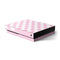 Pink and White Checkerboard Xbox One X Console Skin