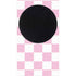 Pink and White Checkerboard Xbox Series S Console Skin