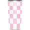 Pink and White Checkerboard Yeti 20oz Tumbler Skin
