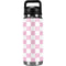 Pink and White Checkerboard YETI Rambler 26oz Bottle Skin