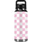 Pink and White Checkerboard YETI Rambler 36oz Bottle Skin