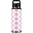 Pink and White Checkerboard YETI Rambler 36oz Bottle Skin