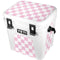 Pink and White Checkerboard YETI Roadie 24 Hard Cooler Skin
