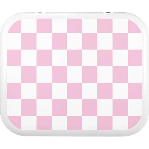 Pink and White Checkerboard YETI Roadie 24 Hard Cooler Skin