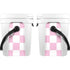 Pink and White Checkerboard YETI Roadie 24 Hard Cooler Skin