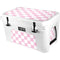 Pink and White Checkerboard YETI Tundra 45 Hard Cooler Skin